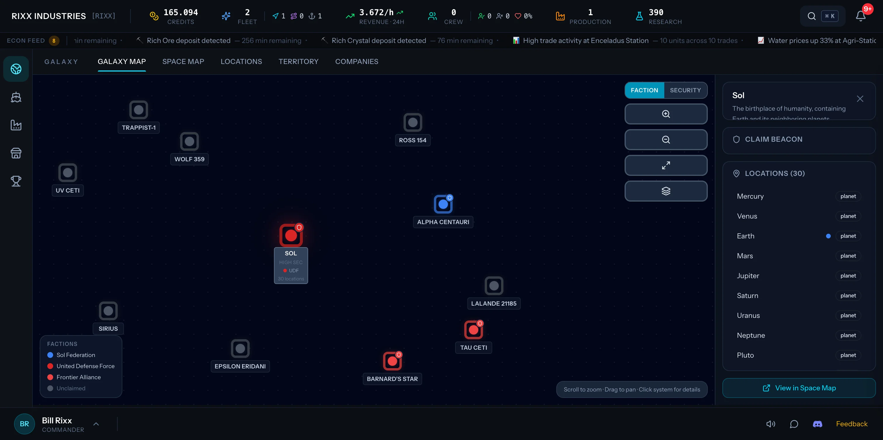 Galaxy Map